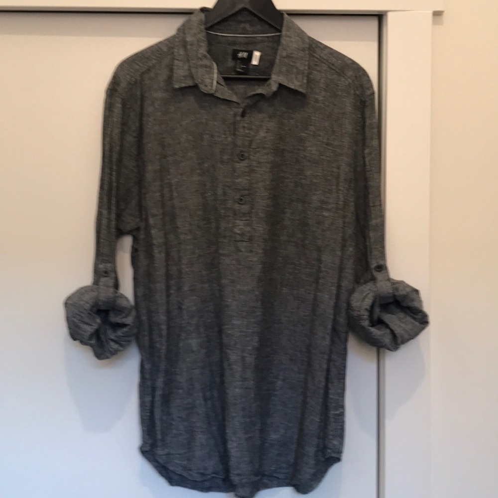 HNM summer long sleeve cotton shirt